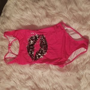 Venus one piece size 10 hot pink